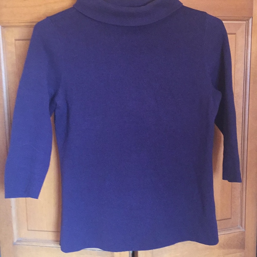 Wine colored Talbots sweater